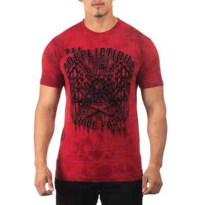 Affliction Men's Premium  METAL GEAR'' Short Sleeve Shirt; NWT Limited Color