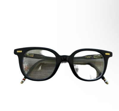 $400 MEN'S THOM BROWNE JAPAN EYE FRAMES TB 405 C NAVY MATTE