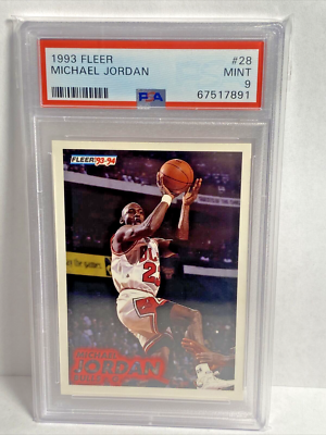 Michael Jordan 1993-94 Fleer Basketball Card #28 PSA 9 | eBay