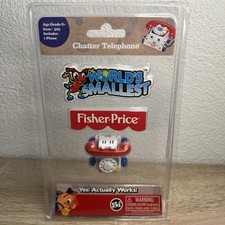 Fisher-Price kleinstes Chatter Telefon der Welt Sammlerstücke NEU