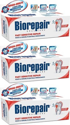 Biorepair Fast Sensitive Repair Toothpaste with microRepair, New Formula  2.5...