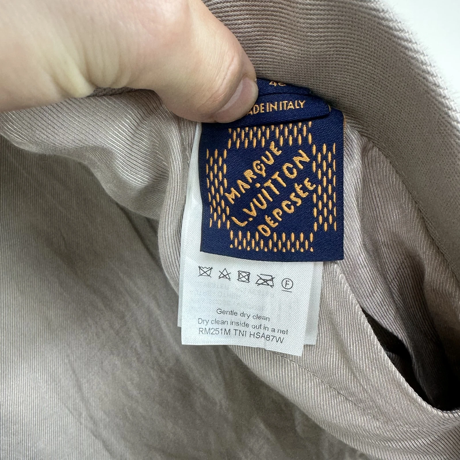 LOUIS VUITTON（LV） Giacca Louis Vuitton Monogram in denim goffrato 46 129151601