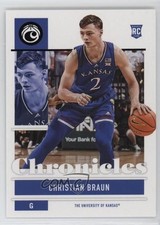 2022-23 Panini Chronicles Draft Picks Black Christian Braun #6 0vu6