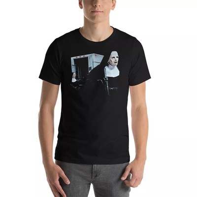 THE TOWN NUN SCENE Art Graphic Tee Movie Film Short-Sleeve Unisex T-Shirt