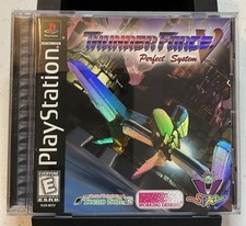 Thunder Force V: Perfect System (Sony PlayStation 1, 1998) Complete!