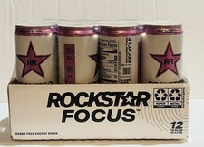 12 Pack Bb 1225 Rockstar Focus Mixed Berry Sugar Free Energy Drink 12 Oz P8
