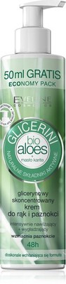 EVELINE Bio Aloe Glycerin Konzentrierte Hand- und Nagelcreme 245 ml
