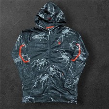 Spyder Outdoors Youth Mechanical Spider Blueprint Black Red Hoodie Boy's Size XL
