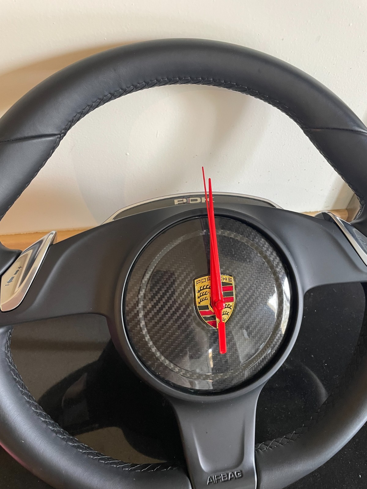 Horloge Volant Porsche Horloge Silencieuse Design pour Bureau Homme