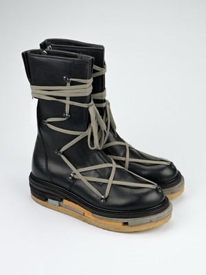 Rick Owens F/W 2017 Glitter Hexagram Creeper Boots Lego Sole 43.5