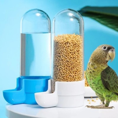 Automatisches Vogelfutterhaus hängende Käfigtränke Kunststoff 90-200 ml UK