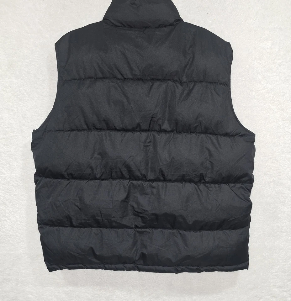 Chaleco acolchado con cremallera completa para hombre US Polo Assn negro talla grande forrado con bolsillos Foto 2 de 4