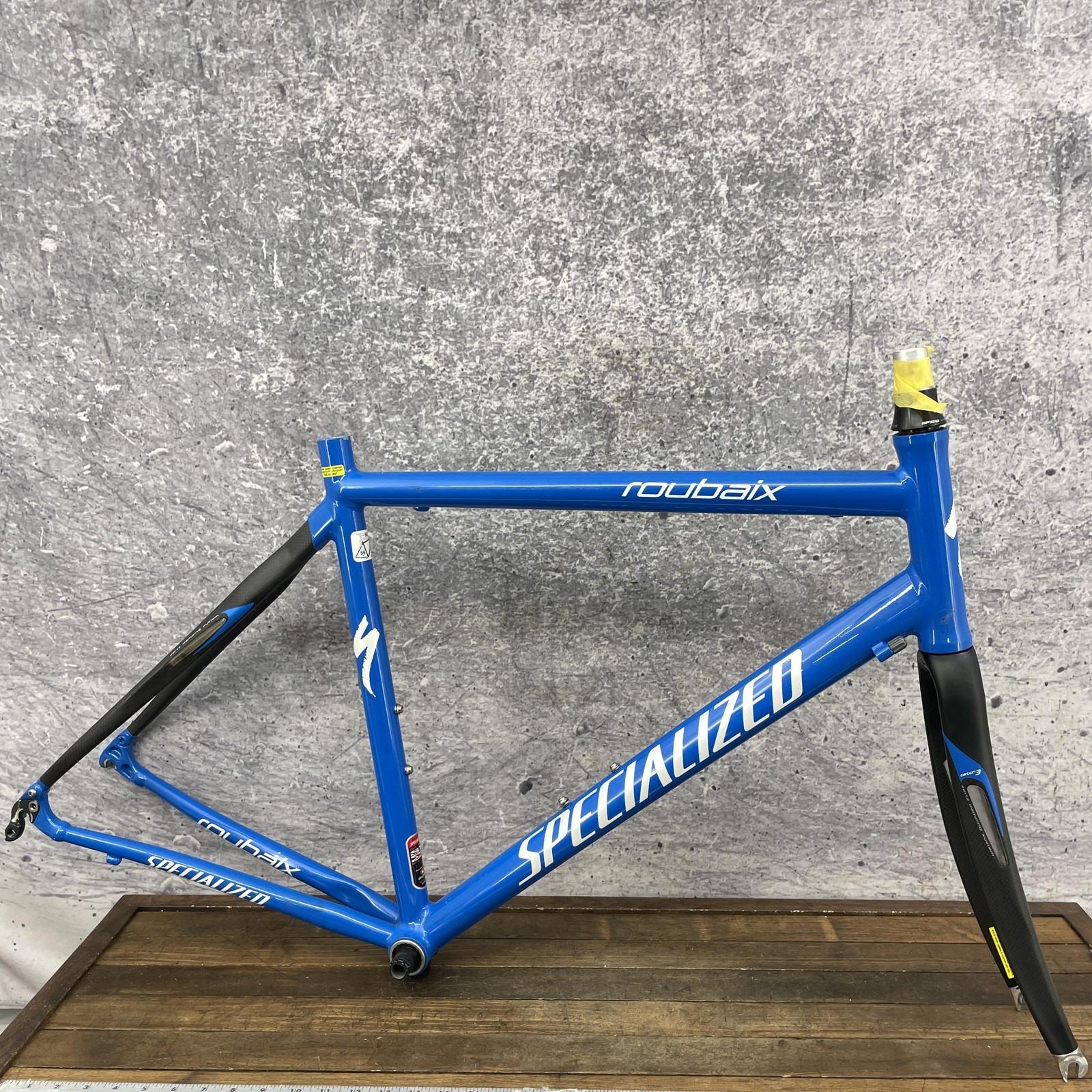 Specialized Roubaix Road Bike Frame 56 cm Blue Alloy Carbon 