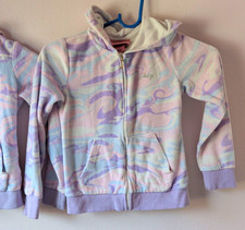 Juicy Couture Girls 2pc Velour Hoodie  Pants Set Size 7 Pink Purple Blue