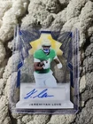 2025 Leaf Trinity Football Rookie Auto Clear Jeremiyah Love 32/35