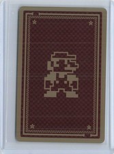Super Mario Bros Playing Card 2 of Clubs Nintendo Menko Japan Vintage
