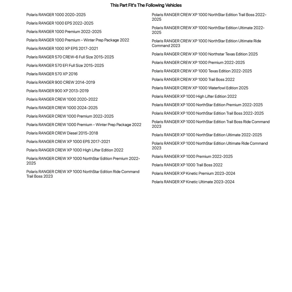 Tusk Cargo Rack Black Powder Coated For POLARIS RANGER 900 XP 2013-2019 Foto 2 de 4