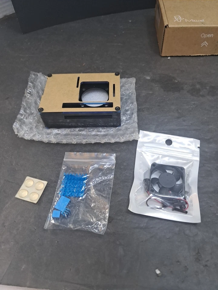 ❤️ Miuzei Raspberry Pi 4 Case With Fan Cooling , 4 Pcs Aluminum Heat Sink New - Image 3 of 4