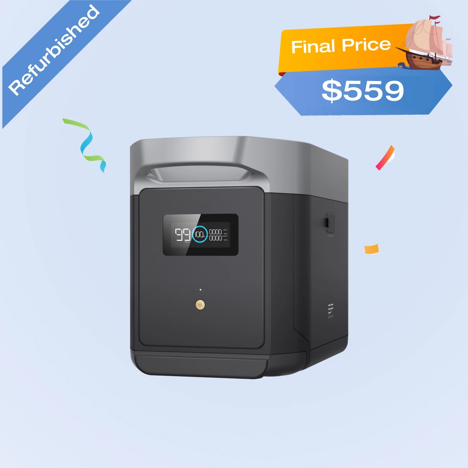 EcoFlow DELTA 2 Max 2048Wh Power Station Extra Battery LFP Certified Refurbished Review