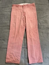 Murrays Toggery Shop Pants Mens 33x29 Red Nantucket Reds Chino Straight Leg
