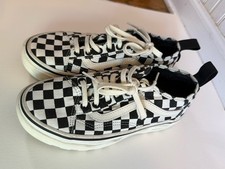 Vans Old Skool Black White Checkered Lace Up Nice Women s Size 6.5