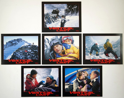 VERTICAL LIMIT Orig. SETof6 Movie Lobby Cards 2000 CHRIS O'DONNELL, ROBIN TUNNEY