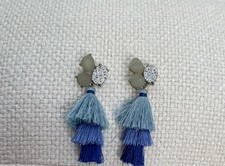 Jewelry Earrings Tassel Blue Dngle Women Casual Elegant Gift