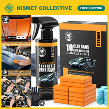 10 Pack Premium Car Clay Bar Kit With Synthetic Lubricant For Auto Detailing 10 Pack Premium Car Clay Bar Kit With Synthetic Lubricant For Auto Detailing