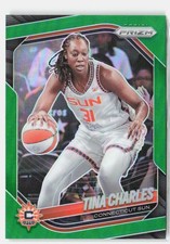 2025 Panini Prizm WNBA #3 Tina Charles Green Prizms