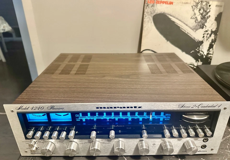 Classic Working Marantz 4240 Stereo/Quadradial 4 AM/FM Receiver, Serviced* - Image 3 of 4