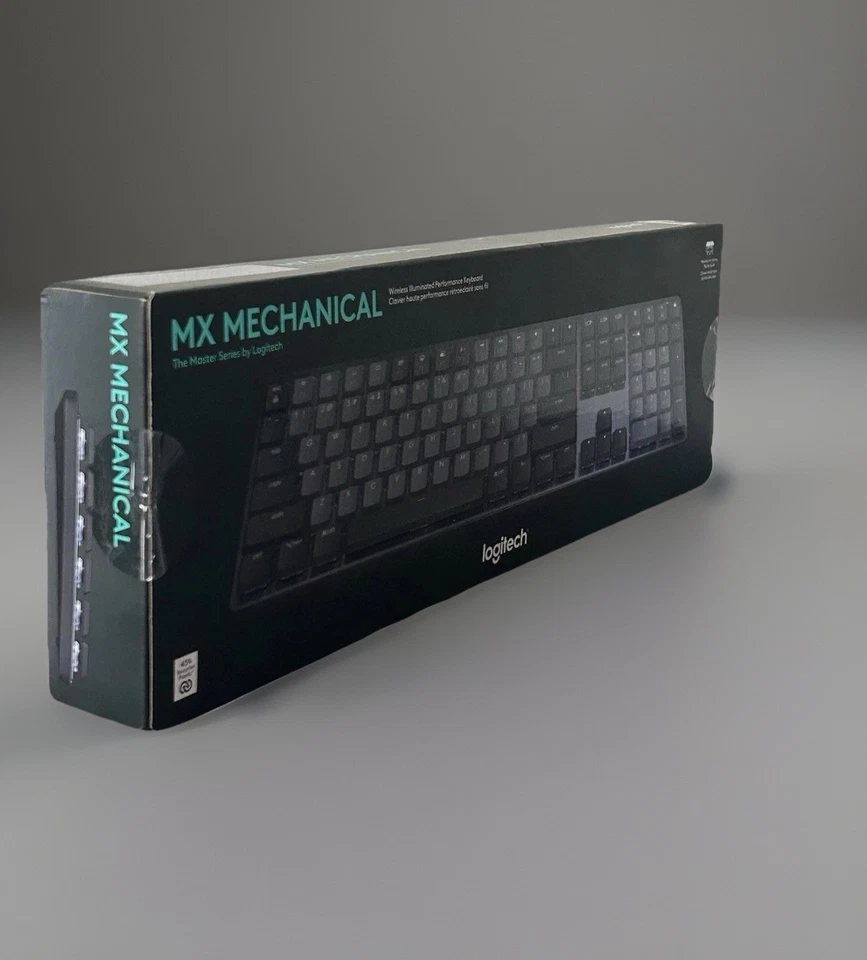 Logitech MX Mechanical Wireless Illuminated Performance Keyboard Tactile - (New) - Image 2 of 4