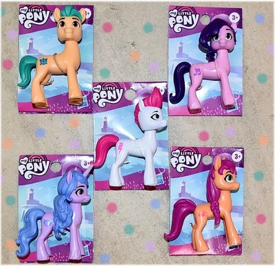 CUTE ~ New MY LITTLE PONY A New Generation Movie 3-Inch Pony Toy Set of 5 NWT