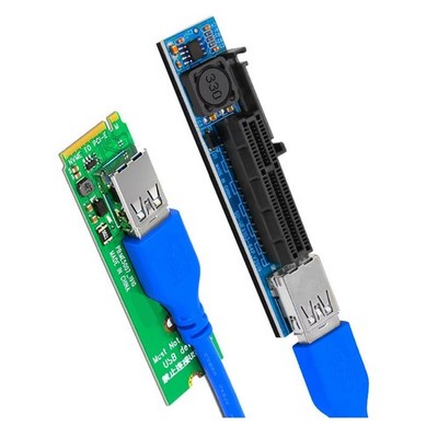 Raiser NVME M.2 zu PCI-E X4 Karten-Erweiterungsport-Adapter Riser-Karte Gra6984