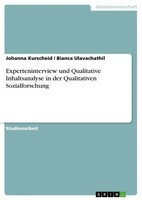 Experteninterview Und Qualitative Inhaltsanalyse In Der Qualitativen...