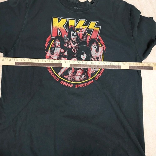 Kiss Shirt Men’s Size XL Black Tee Band Concert Tour Rock Retro 80s Gene Simmons - Picture 4 of 6