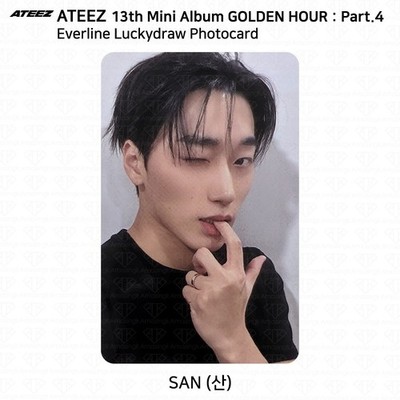 ATEEZ 13th Mini Album Golden Hour Part.4 Everline Lucky Draw