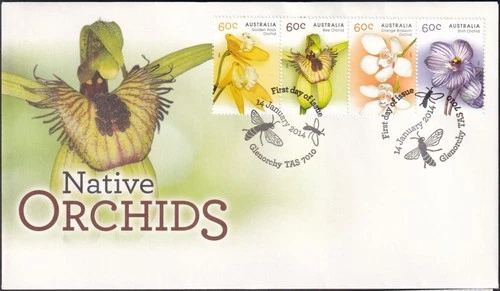 AUSTRALIA - 2014 'NATIVE ORCHIDS' First Day Cover [F4866]