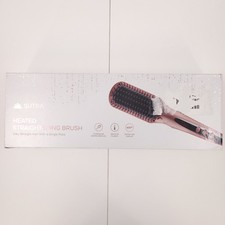 Cepillo alisador térmico Sutra turmalina cabello liso sedoso oro rosa rosa