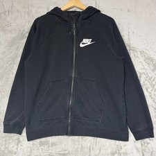 Nike Hoodie Women’s Sportswear Rally Fitness Training AJ7361-010 Black Size L 