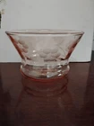 Vintage Pink Depression Glass Bowls- 2 pieces Used for Fruit and Desserts