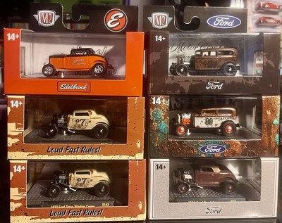 M2 Machines (Lot Of 6) 1932 Ford Three Window Coupe  Limited W/Sleeve