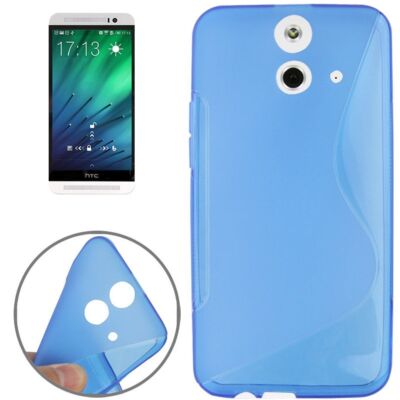 Handyhülle TPU Schutzhülle für HTC One E8 Blau