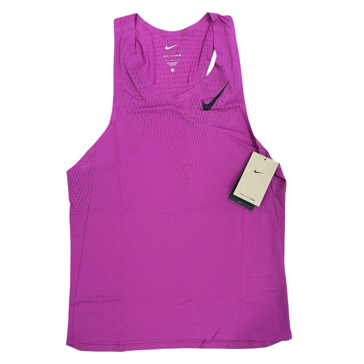 Nike Aeroswift Dri-Fit ADV Fuchsia Training Singlet, Size