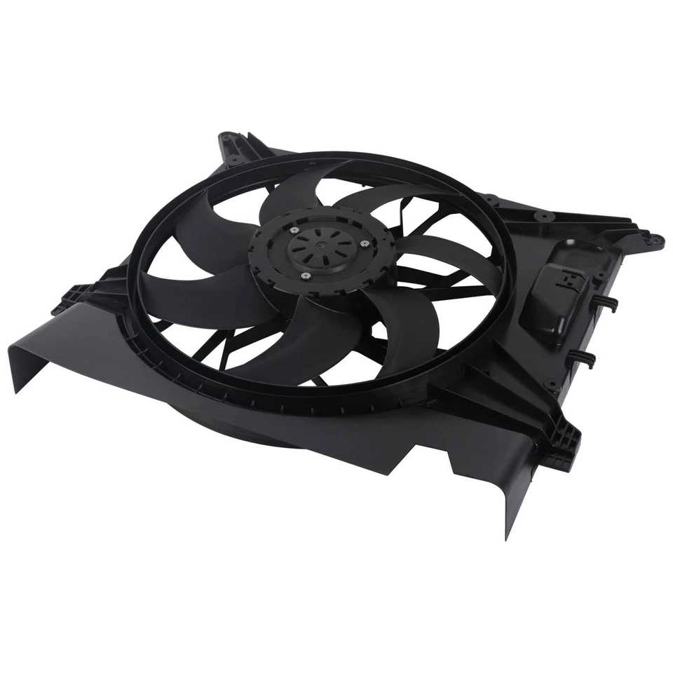 Conjunto de ventilador de refrigeração de radiador e condensador compatível com Volvo XC90 2003-2014 31368075 - Imagem 4 de 4