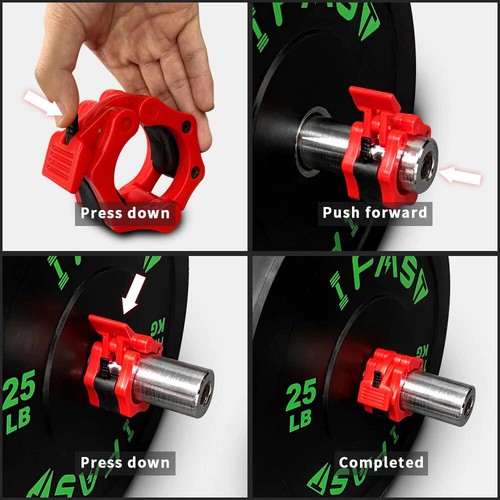 IFAST Olympic Weight Plates Set Rubber Bumper 2" Pair 10lb/25lb/35lb/45lb/55lb - Picture 59 of 67