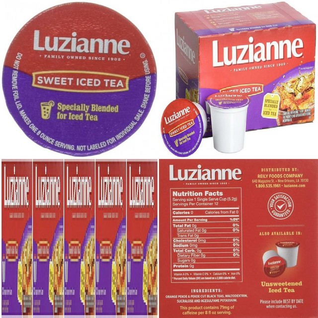 Luzianne Sweet Iced Tea Keurig KCups, 72 Count 72 Pods eBay
