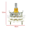 High-power Ceramic Rotary Switch 2 pole 11 position for change voice frequency