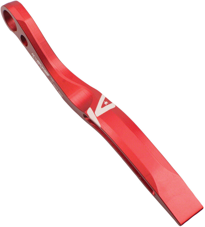 Алюминиевый дорожный фиксатор цепи K-EDGE Pro с регулировкой по пальцу спереди Красный 7290₽