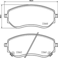 Brembo BremsbeläGe Bremsbelegsatz Vorne FüR Mercedes-Benz X-Klasse