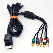 Original Xbox Microsoft Brand Component HD AV Genuine OEM Cable Cord TESTED